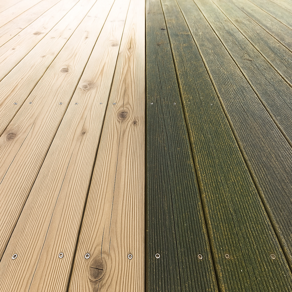 Comment nettoyer une terrasse en bois