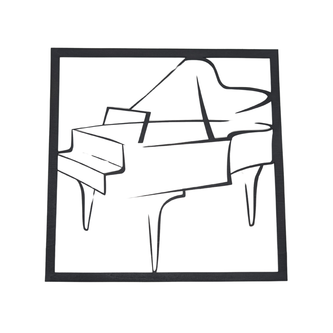Cadre Mural Bois Piano - Mobju