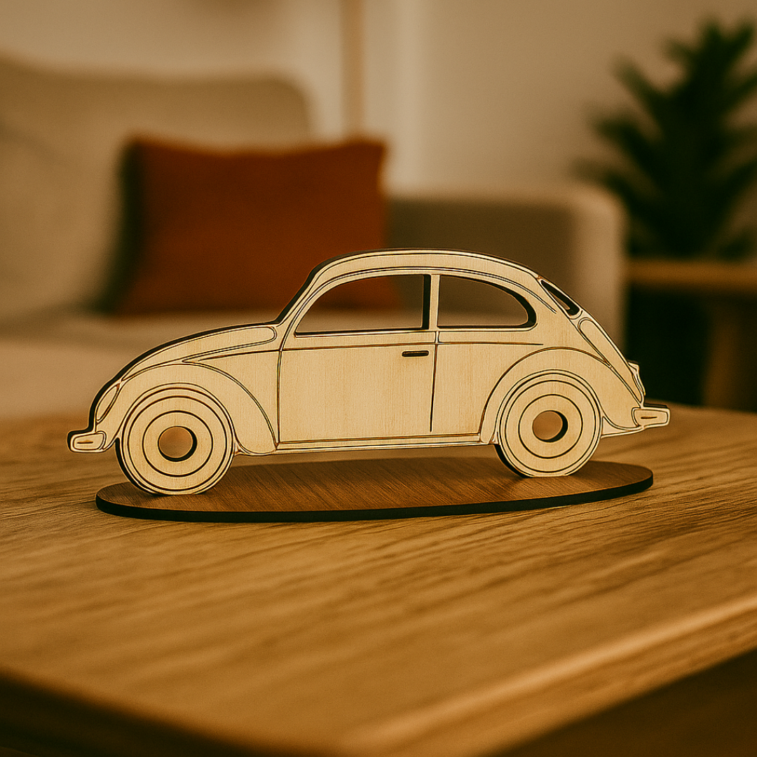 Coccinelle VW en bois à poser - Mobju