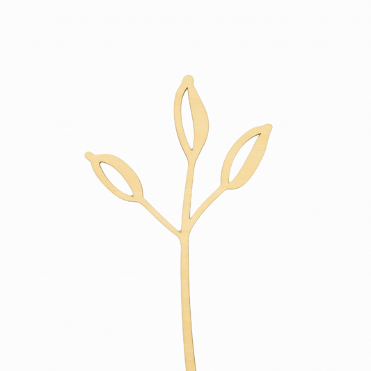 Feuillage En Bois Boutons - Mobju