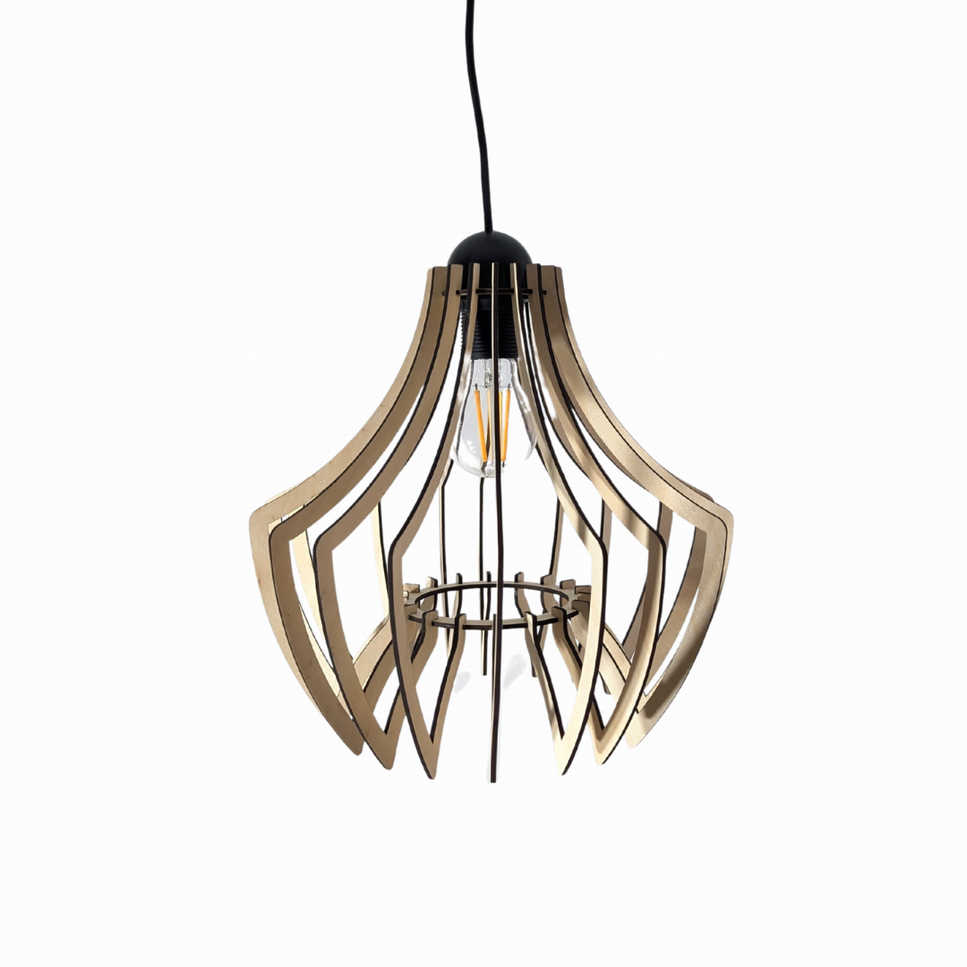 Lustre En Bois Crochet - Mobju