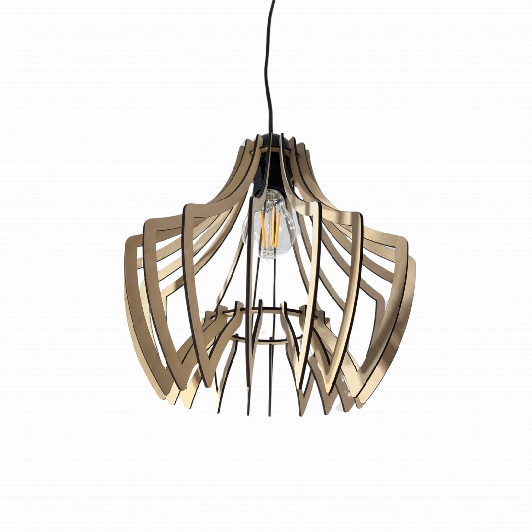 Lustre En Bois Crochet - Mobju