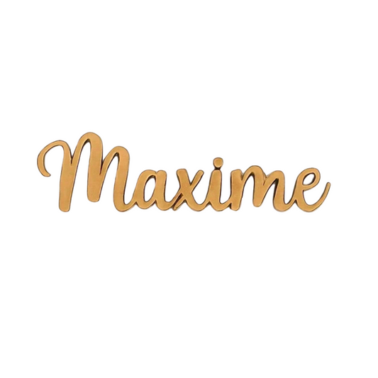 Prénom lettres en bois - Mobju