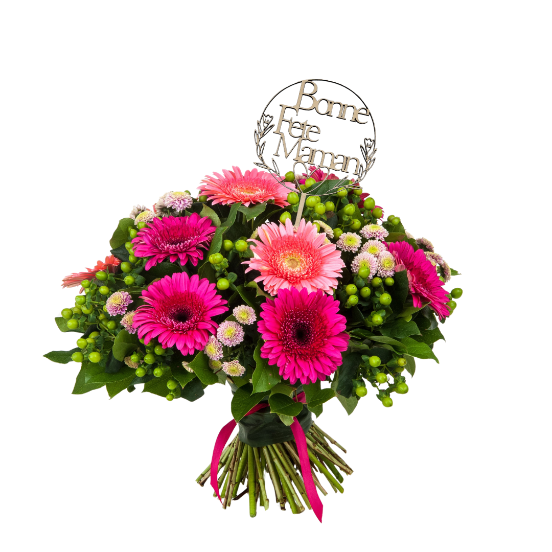 Pique en bois Bonne Fête Maman - Mobju