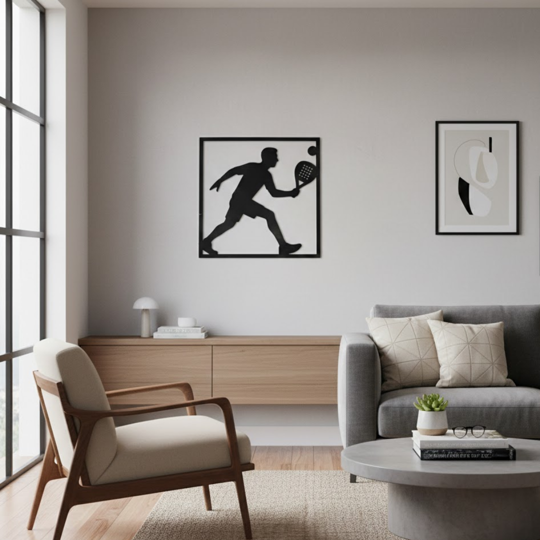 Cadre Mural Bois Padel - Mobju