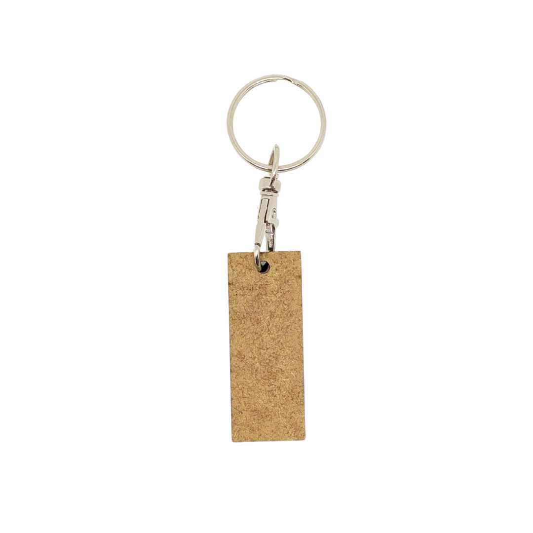 Porte clés en bois Love - Mobju