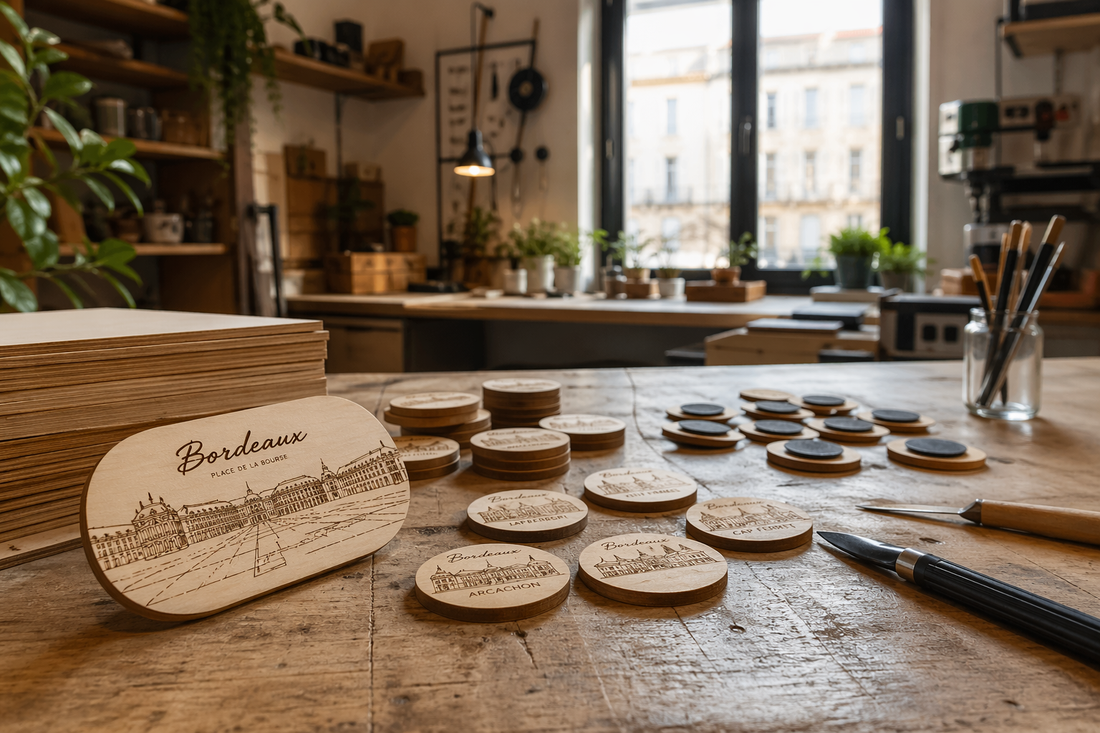Comment sont fabriqués nos aimants en bois ?