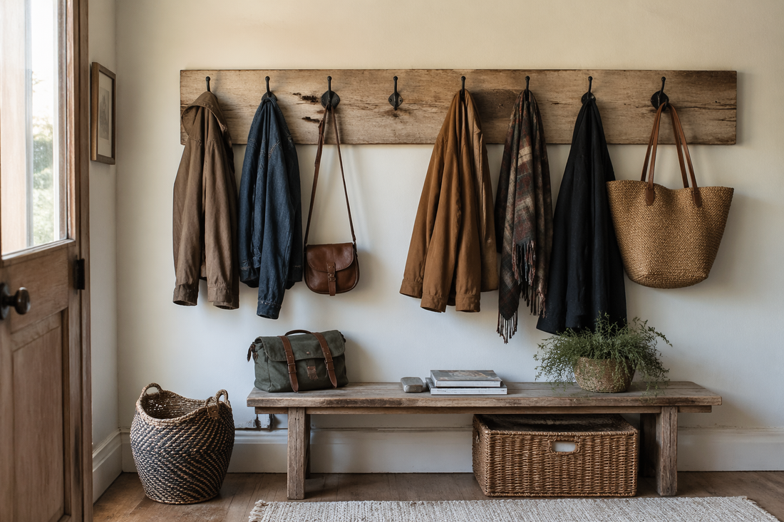 Fabriquer porte manteau de récupération