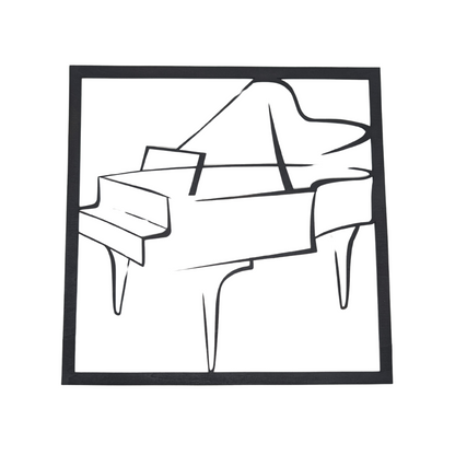 Cadre Mural Bois Piano - Mobju
