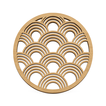 Dessous de verre en bois arche - Mobju