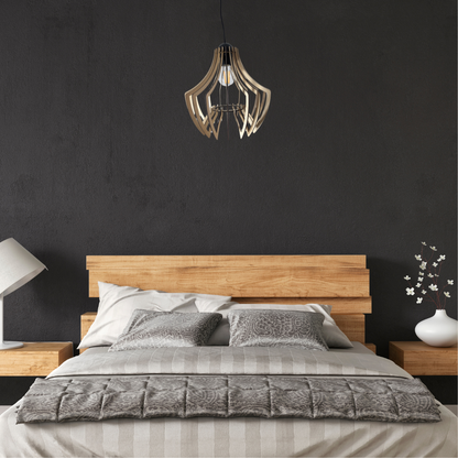 Lustre En Bois Crochet - Mobju