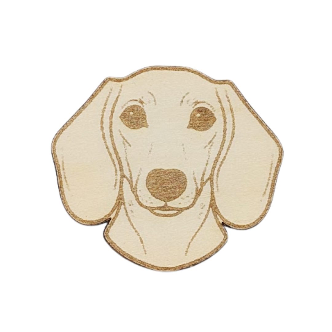 Aimant en bois teckel - Mobju