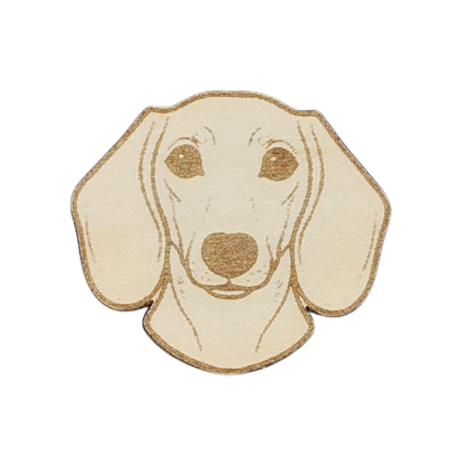 Aimant en bois teckel - Mobju