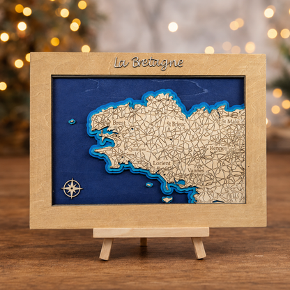 Cadre Bretagne en bois