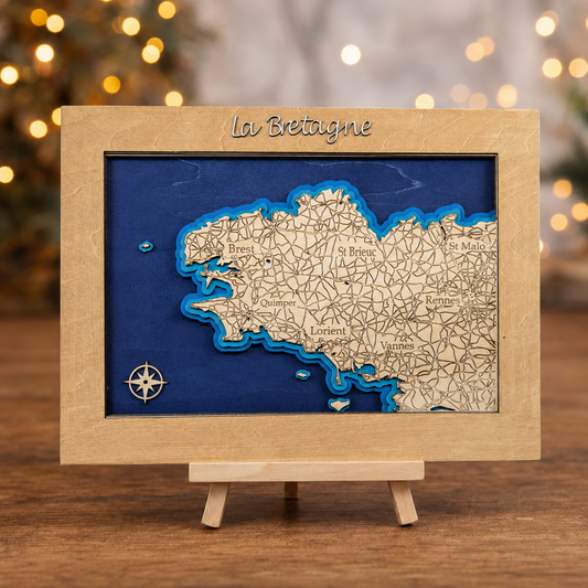 Cadre Bretagne en bois