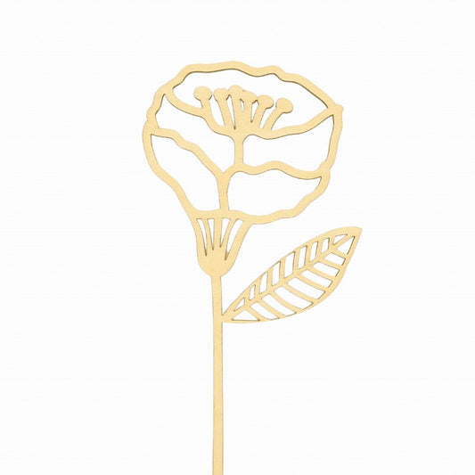 Coquelicot En Bois