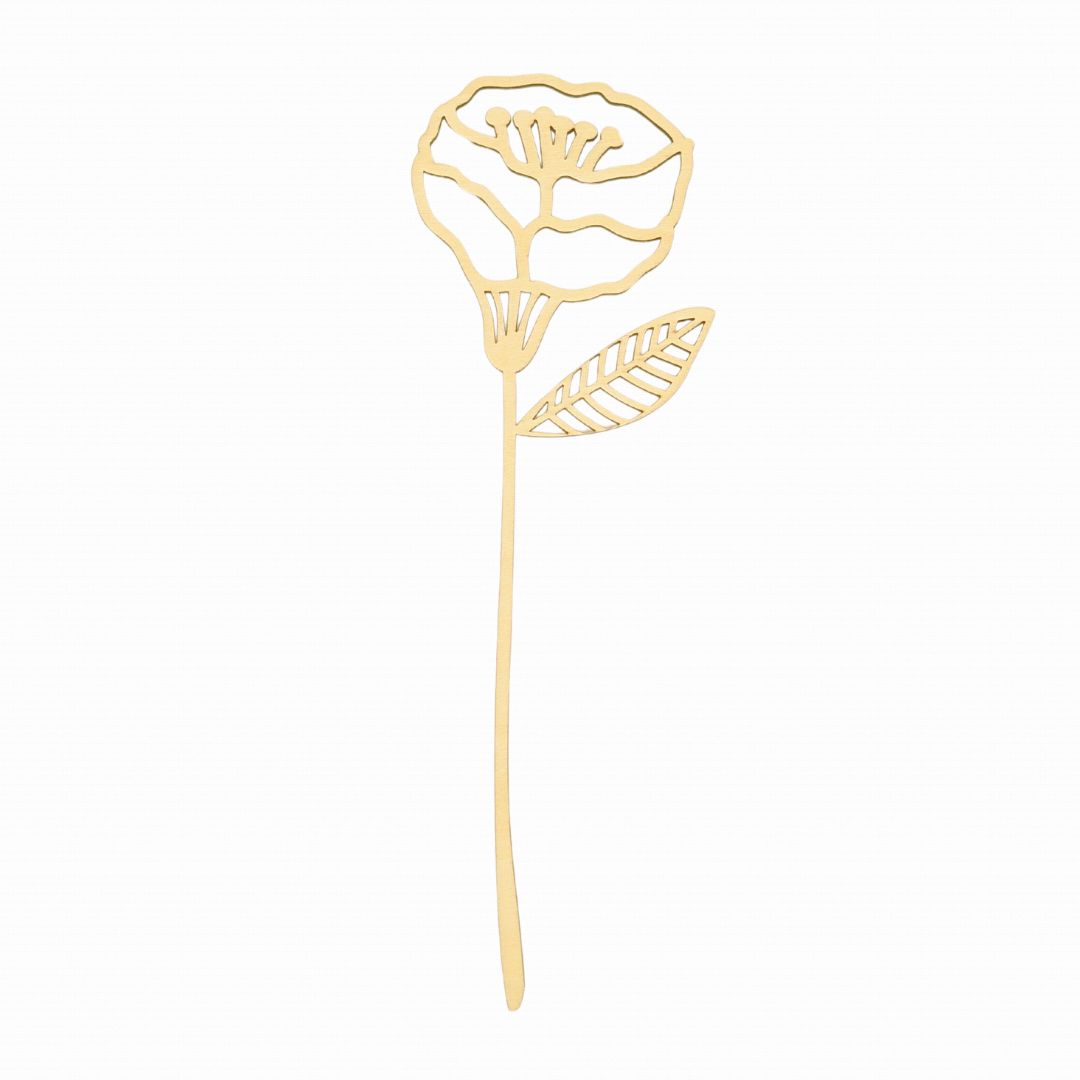 Coquelicot En Bois