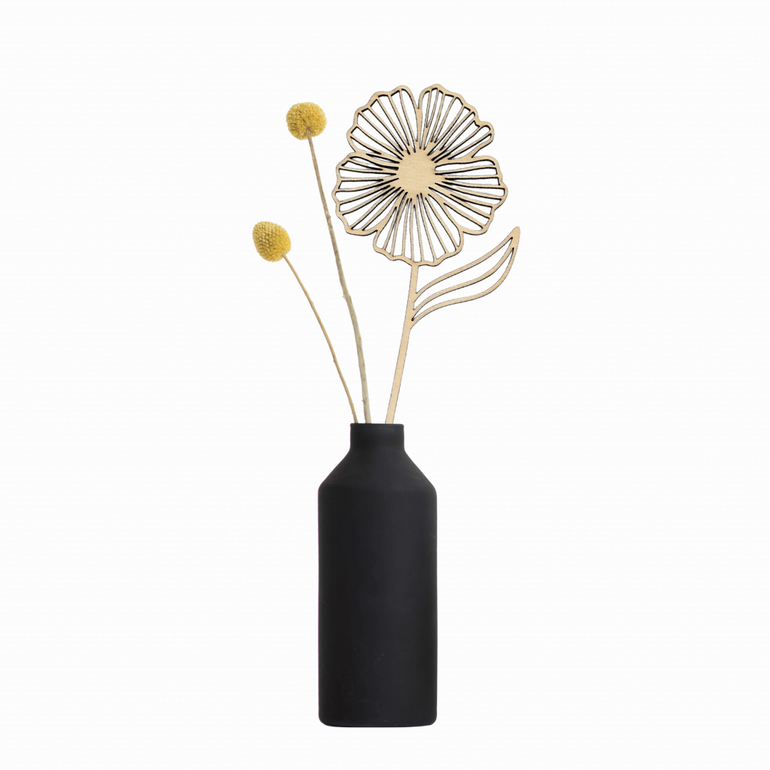 Gerbera En Bois - Mobju