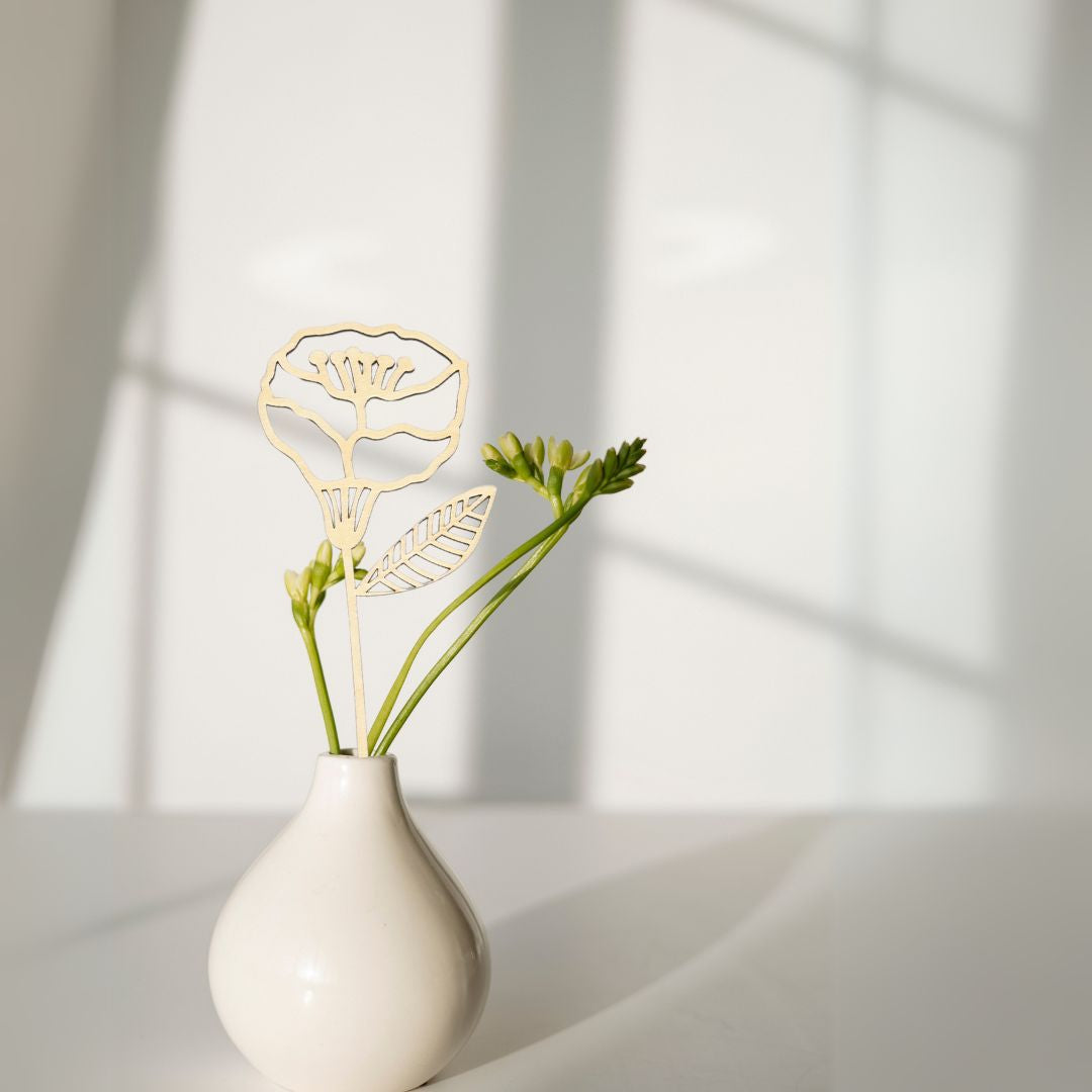 Coquelicot En Bois