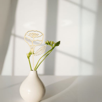 Coquelicot En Bois