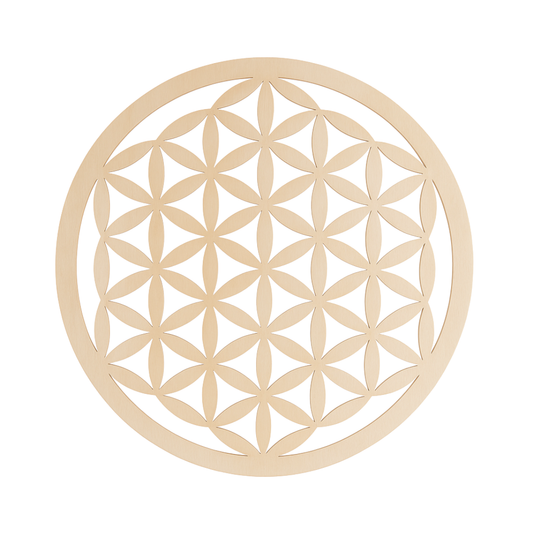 Fleur de vie en bois murale - Mobju