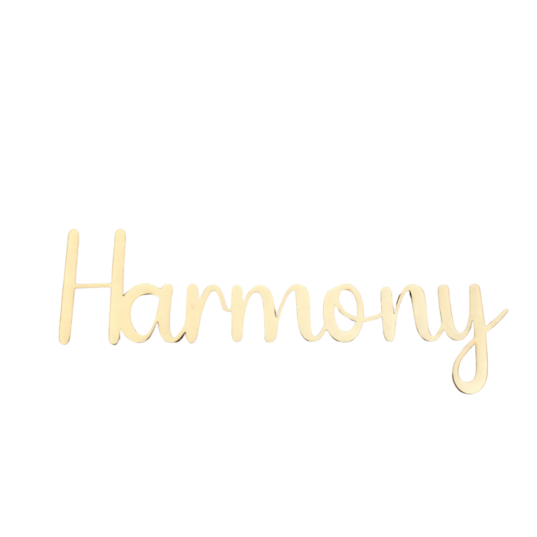 Prénom lettres en bois