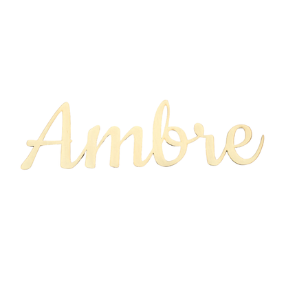 Prénom lettres en bois