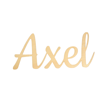 Prénom lettres en bois