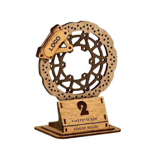 Trophée Bois Moto Personnalisé